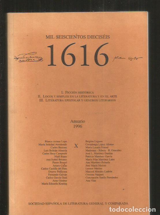 Libros: 1616 (MIL SEISCIENTOS DIECISEIS). ANUARIO 1996 - VARIOS - Foto 1