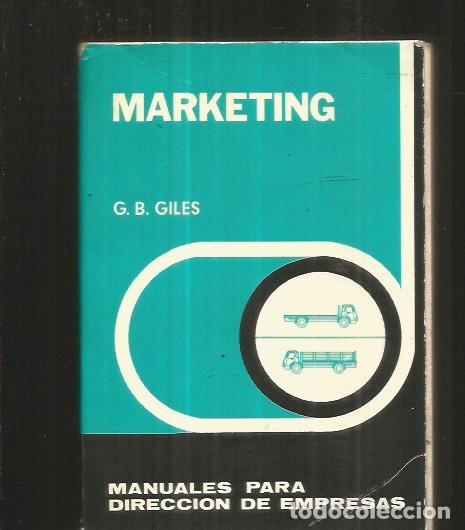 Libros: MARKETING - GILES, G. B. - Foto 1