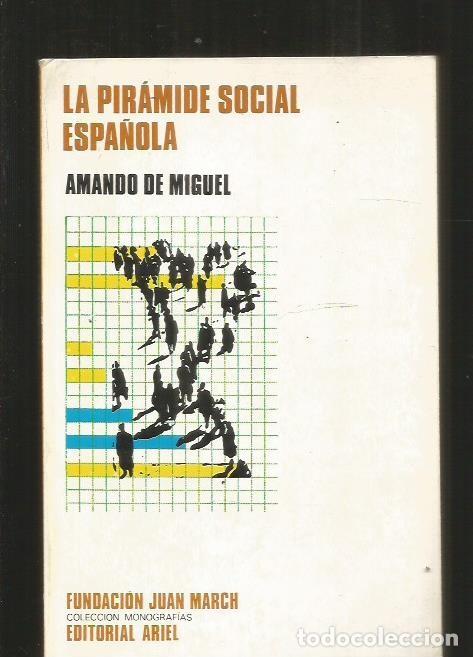 Libros: PIRAMIDE SOCIAL ESPA&Ntilde;OLA - LA - MIGUEL, AMANDO DE - Foto 1
