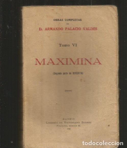 Libros: MAXIMINA - PALACIO VALDES, ARMANDO - Foto 1