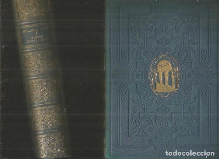 Libros: OBRAS COMPLETAS (2 TOMOS) - LEON, RICARDO - Foto 1