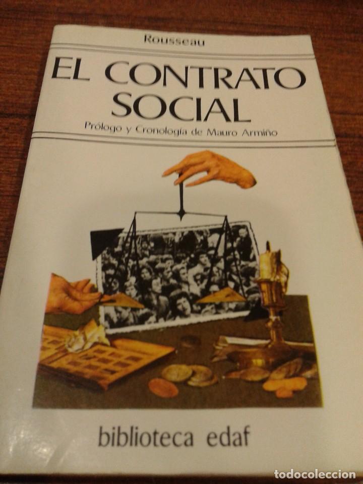 Libros: EL CONTRATO SOCIAL - Rousseau - Foto 1