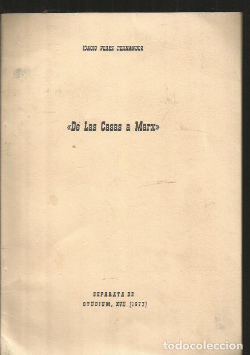 Libros: DE LAS CASAS A MARX - PEREZ FERNANDEZ, IGNACIO - Foto 1
