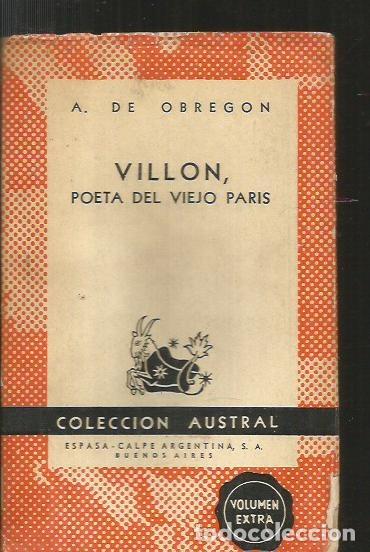 Libros: VILLON, POETA DEL VIEJO PARIS - OBREGON, A. DE - Foto 2