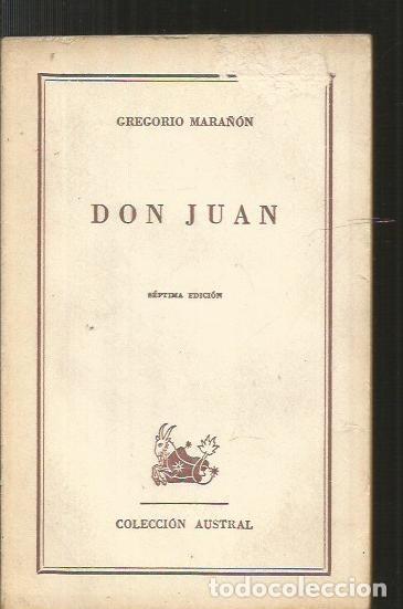 Libros: DON JUAN - MARA&Ntilde;ON, GREGORIO - Foto 2