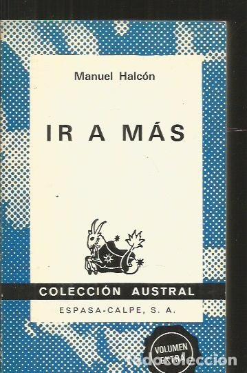 Libros: IR A MAS - HALCON, MANUEL - Foto 1