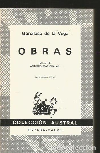 Libros: OBRAS - VEGA, GARCILASO DE LA - Foto 1