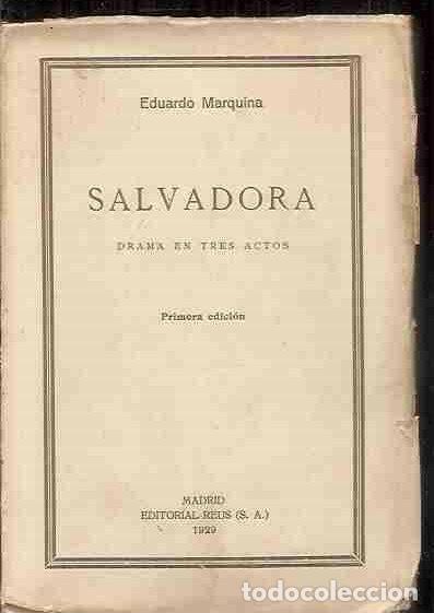 Libros: SALVADORA - MARQUINA, EDUARDO - Foto 1