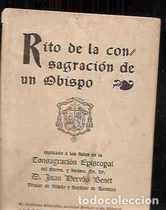 Libros: RITO DE LA CONSAGRACI&Oacute;N DE UN OBISPO - AN&Oacute;NIMO - Foto 1
