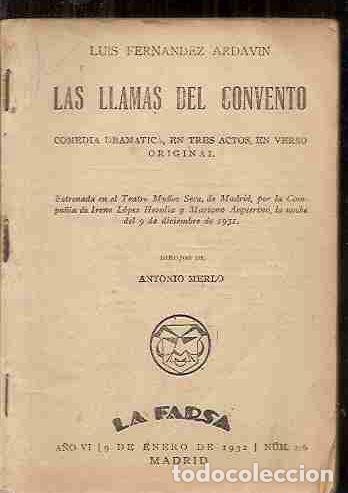 Libros: LLAMAS DEL CONVENTO - LAS - FERNANDEZ ARDAVIN, LUIS - Foto 2