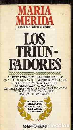 Libros: TRIUNFADORES - LOS - MERIDA, MARIA - Foto 1