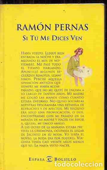 Libros: SI TU ME DICES VEN - PERNAS, RAMON - Foto 1