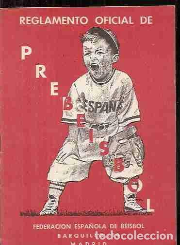 Libros: REGLAMENTO OFICIAL DE PRE-BEISBOL - VARIOS - Foto 2