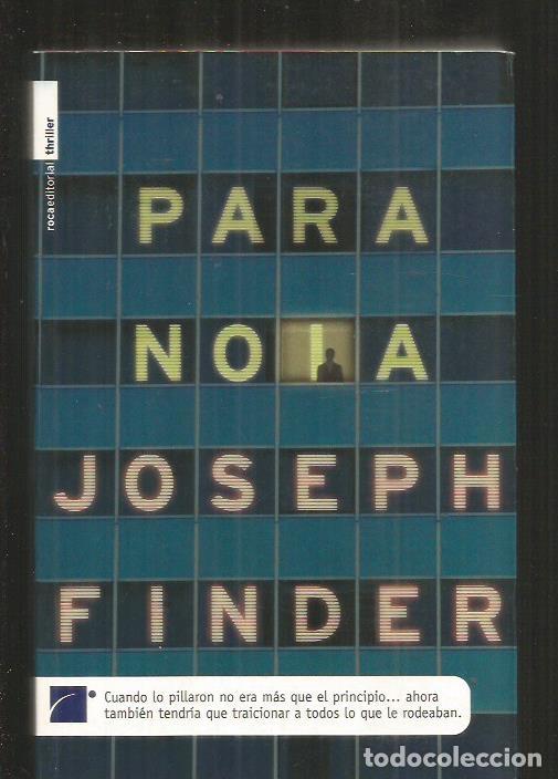 Libros: PARANOIA - FINDER, JOSEPH - Foto 6