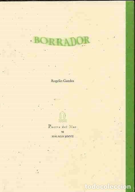 Libros: BORRADOR - GUEDEA, ROGELIO - Foto 2