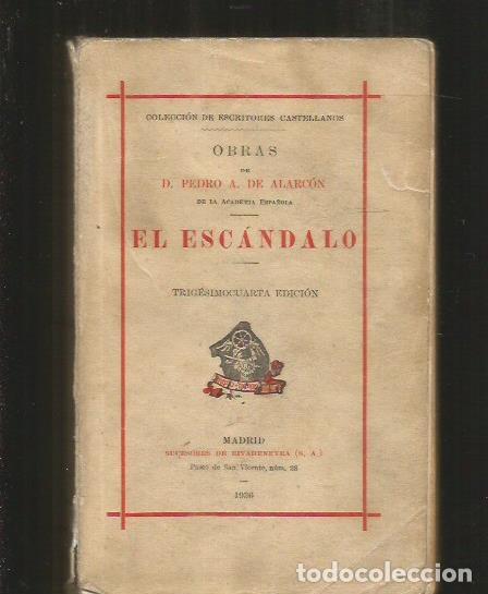 Libros: ESCANDALO - EL - ALARCON, PEDRO ANTONIO DE - Foto 1