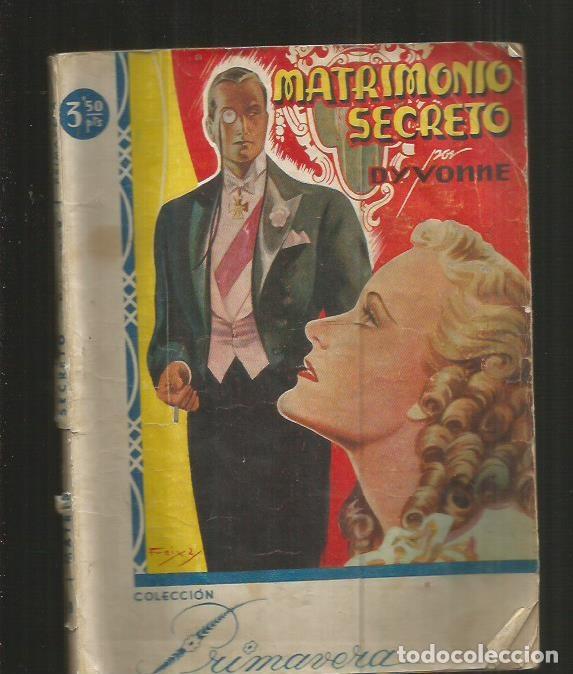 Libros: MATRIMONIO SECRETO - DYVONNE - Foto 1