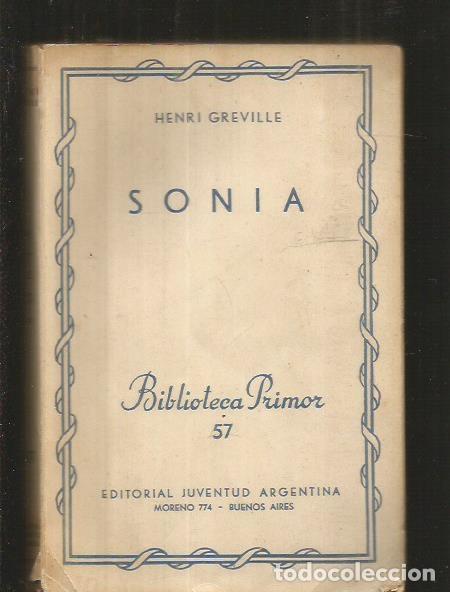 Libros: SONIA - GREVILLE, HENRI - Foto 1