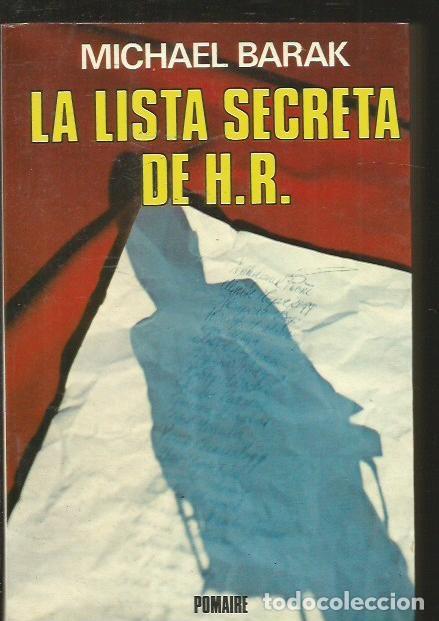 Libros: LISTA SECRETA DE H. R. - LA - BARAK, MICHAEL - Foto 1
