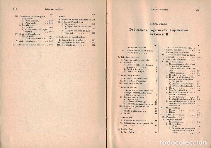 Libros: CODE CIVIL SUISSE - Code. - Foto 2