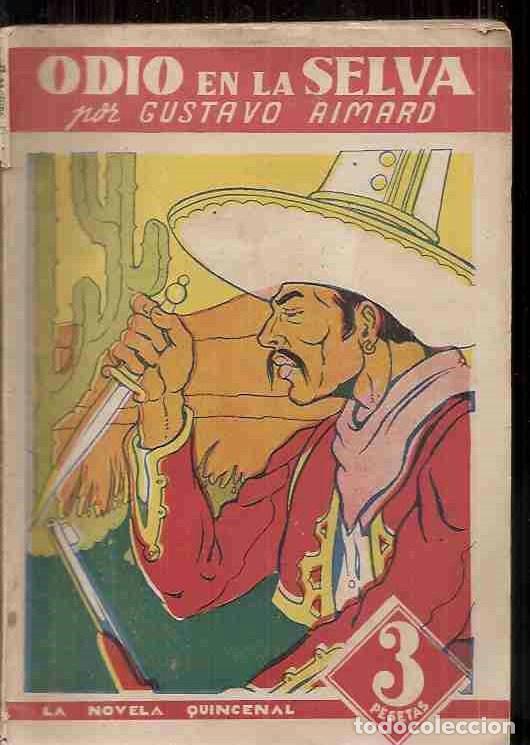 Libros: ODIO EN LA SELVA - AIMARD, GUSTAVO - Foto 1