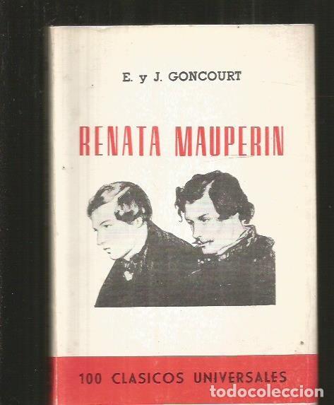 Libros: RENATA MAUPERIN - GONCOURT, E. Y J. - Foto 1
