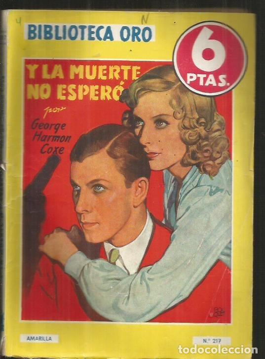 Libros: Y LA MUERTE NO ESPERO - COXE, GEORGE HARMON - Foto 1