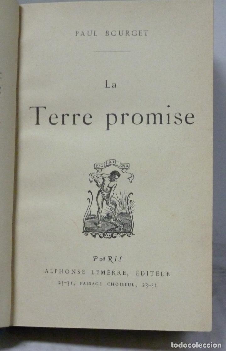 Libros: LA TERRE PROMISE - Bourget, Paul - Foto 1