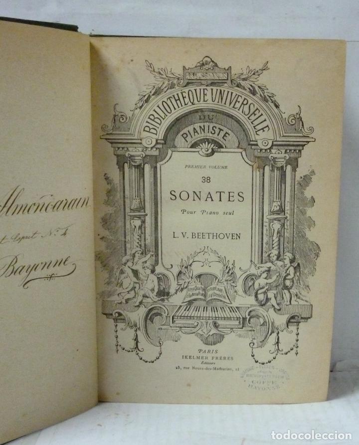 Libros: 38 SONATES POUR PIANO. PREMIER VOLUME - L. V. Beethoven - Foto 2