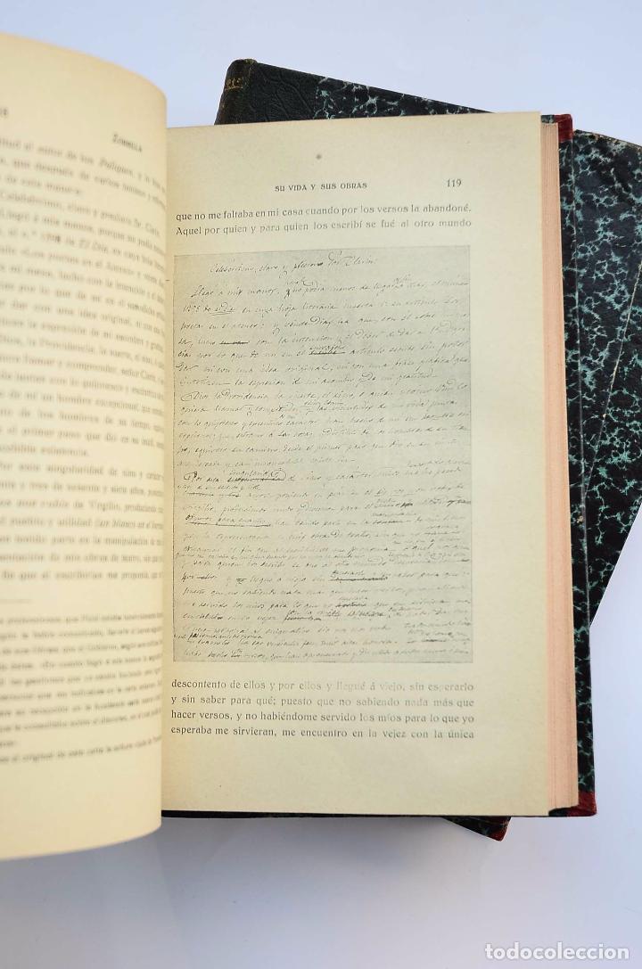 Libros: Zorrilla su vida y sus obras - ALONSO CORT&Eacute;S, Narciso - Foto 10