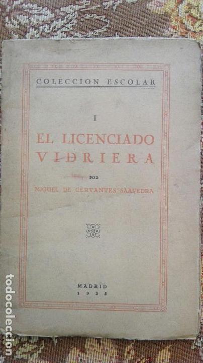 Libros: EL LICENCIADO VIDRIERA.  CERVANTES. - Foto 1