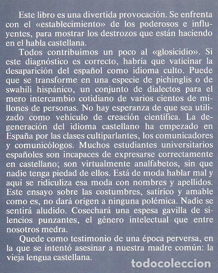 Libros: Amando de Miguel - La perversi&oacute;n del lenguaje - Foto 2