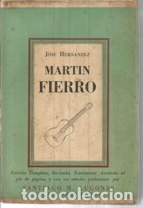 Libros: Martin Fierro - HERNANDEZ, JOSE - Foto 1