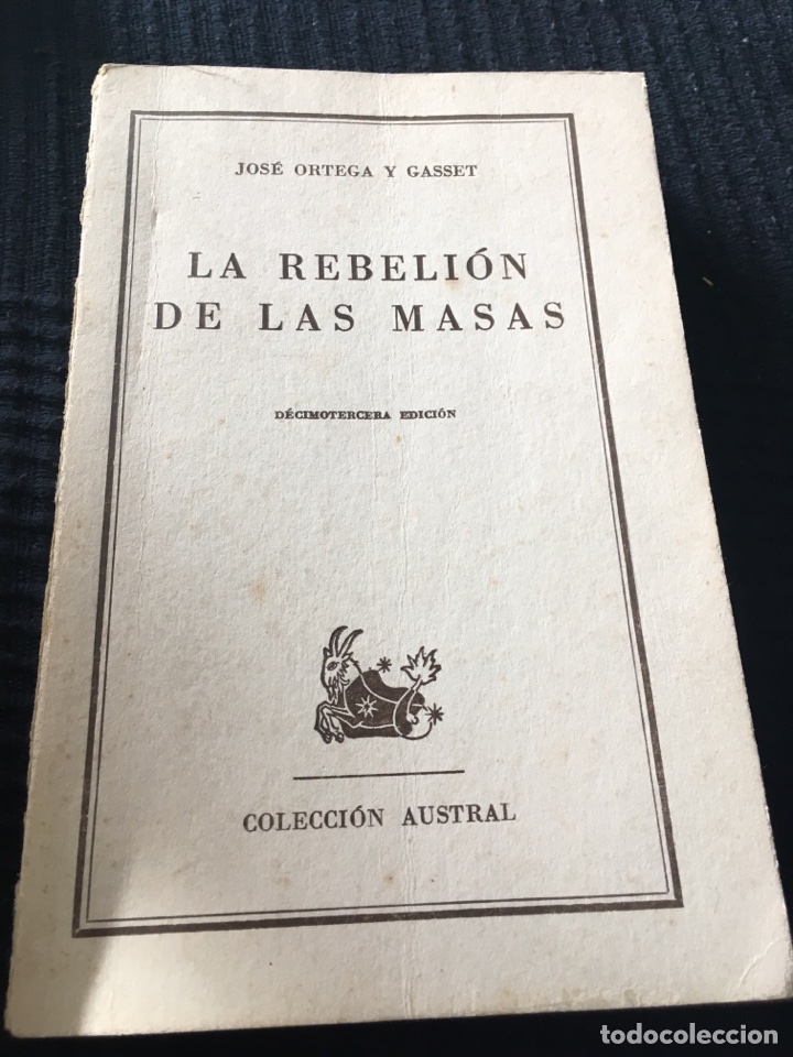 Libros: La rebelion de las masas - Foto 1
