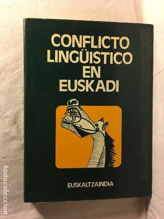 Libros: RM400 CONFLICTO LING&Uuml;ISTICO EN EUSKADI - EUSKALTZAINDIA - Foto 1