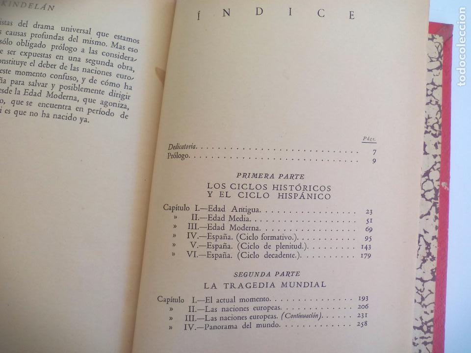 Libros: Espa&ntilde;a ante la esfinge. Alfredo Kindel&aacute;n. Teneiente del Ej&eacute;rcito. Editorial Plus-Ultra. - Foto 5