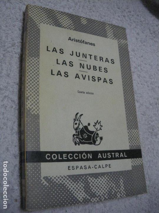 Libros: LAS JUNTERAS. LAS NUBES. LAS AVISPAS - Arist&oacute;fanes - Foto 1