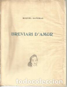 Libros: Breviari d&acute;amor - SAPERAS, MIQUEL - Foto 1