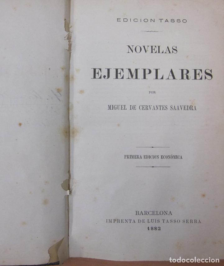 Libros: Novelas ejemplares - DE CERVANTES SAAVEDRA, MIGUEL - Foto 2