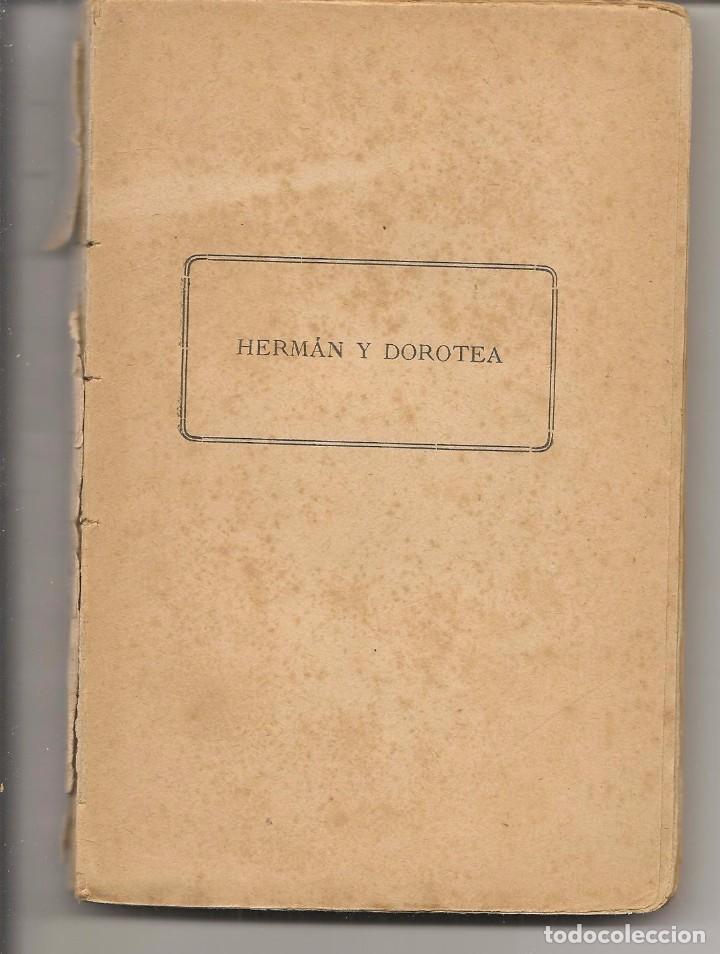 Libros: HERM&Aacute;N Y DOROTEA. EDITORIAL CERVANTES.  (ST/L6) - Foto 1
