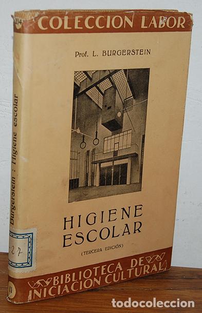 Libros: HIGIENE ESCOLAR - LEO BURGERSTEIN - Foto 1