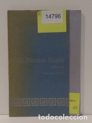 Libros: DE PLENUM GRATIE - TORRES, CIPRIANO - Foto 1