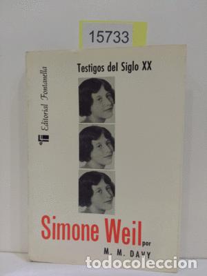 Libros: SIMONE WEIL - DAVY, M.M. - Foto 1