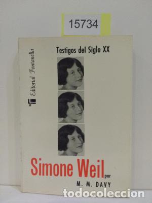 Libros: SIMONE WEIL - DAVY, M.M. - Foto 1