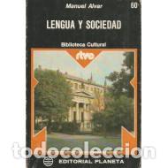 Libros: LENGUA Y SOCIEDAD - Alvar,Manuel - Foto 1