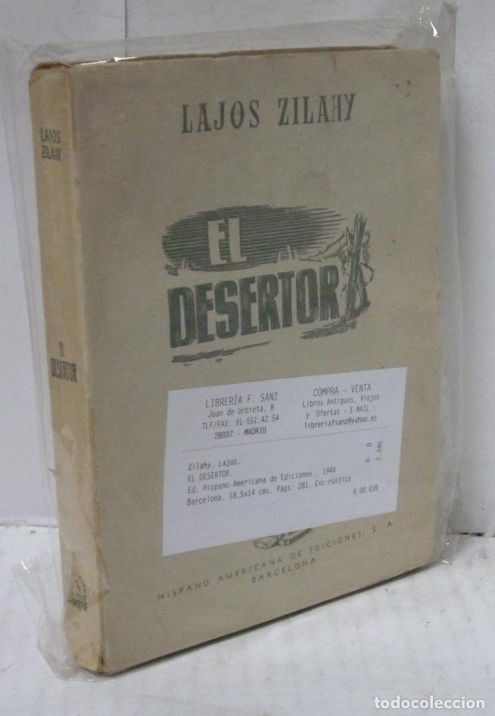 Libros: EL DESERTOR - Zilahy, Lajos - Foto 1