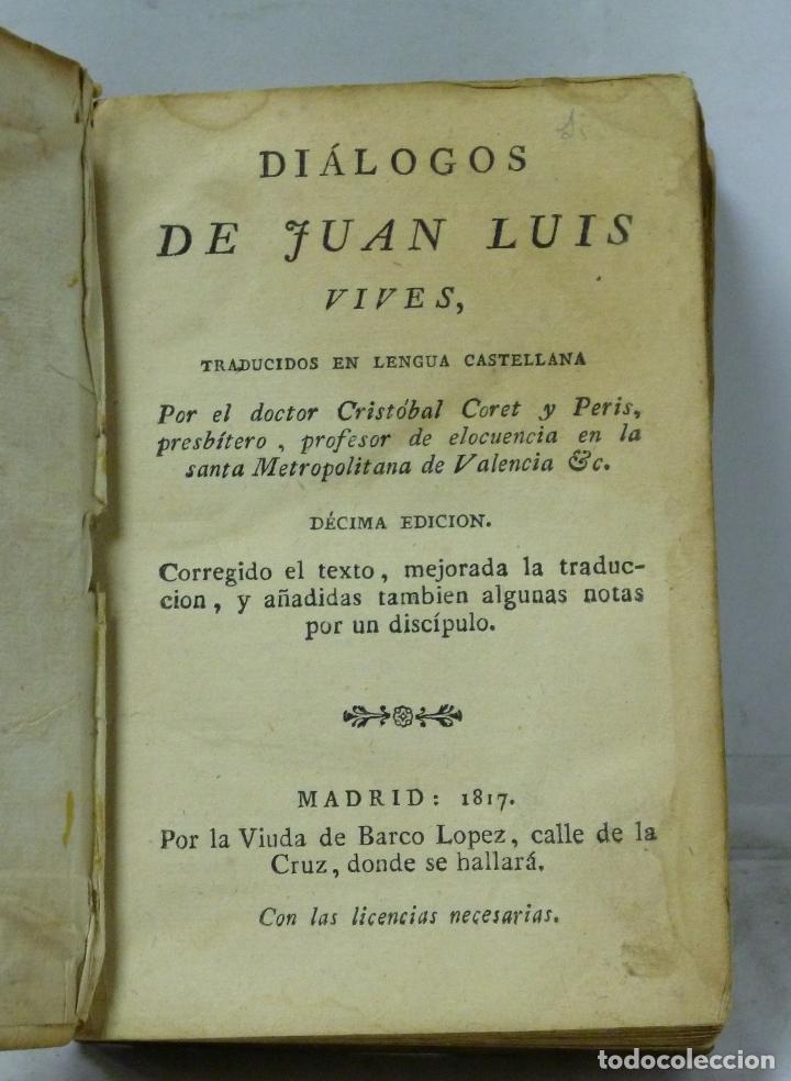 Libros: DIALOGOS - Vives, Juan Luis - Foto 2
