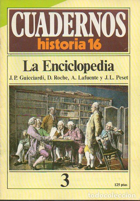 Libros: CUADERNOS HISTORIA 16. N&ordm; 3. LA ENCICLOPEDIA. - Foto 1