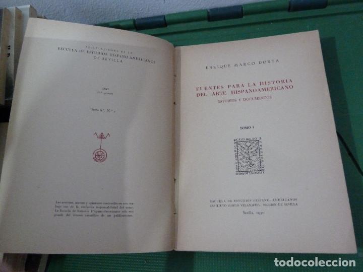 Libros: FUENTES PARA LA HISTORIA DEL ARTE HISPANOAMERICANO - Foto 3