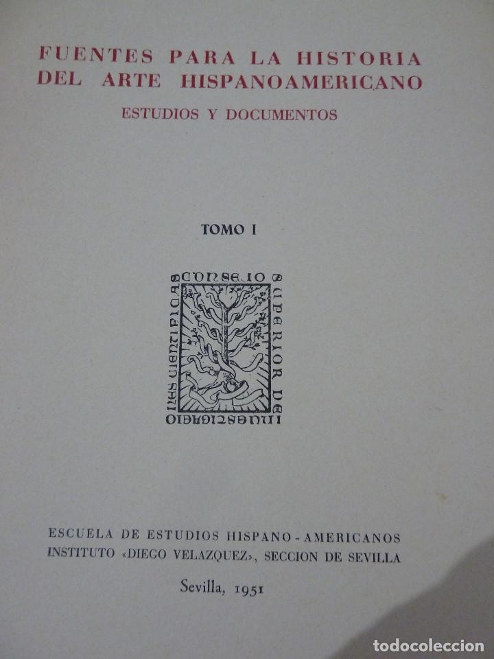 Libros: FUENTES PARA LA HISTORIA DEL ARTE HISPANOAMERICANO - Foto 4